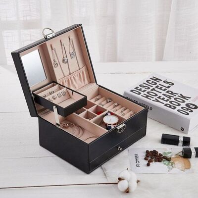 Young Woman's Jewelry Box - Black