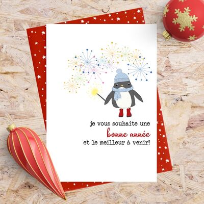 French New Year Card - New Year - Best is yet to come