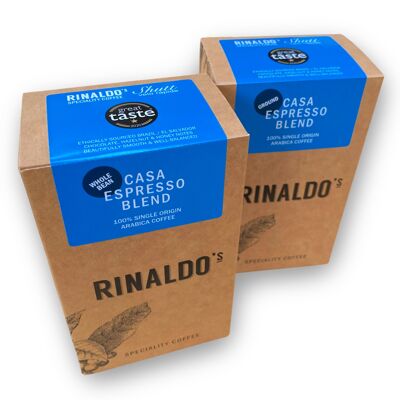 Rinaldo's - Shutt Velo "CASA" - Single Origin Espresso Blend - 100% Arabica
