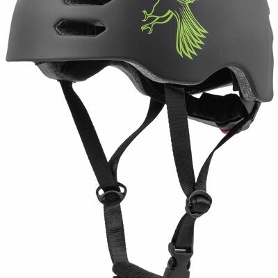 Bicycle helmet for children with rotating ring Gr. S - Green skate helmet