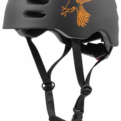 Bicycle helmet for children with rotating ring Gr. S - Orange skate helmet