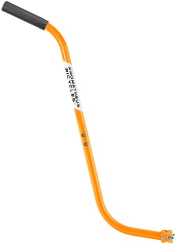 Tige de poussée - tige de support pour vélo d'enfant en 3 parties - aide à l'apprentissage du vélo en orange 5