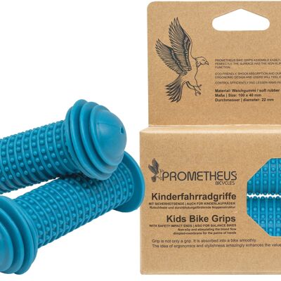 Children's bicycle grips Handlebar grips for children in blue