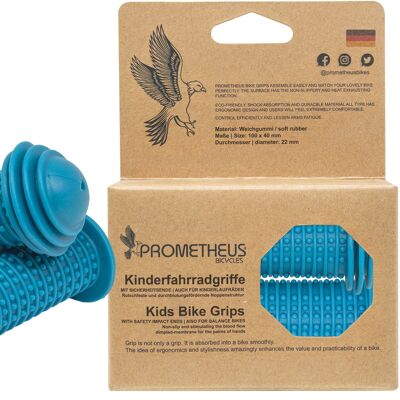 Children's bicycle grips Handlebar grips for children in blue