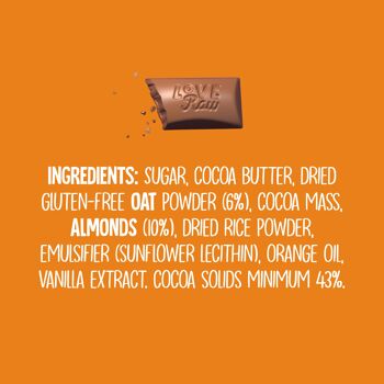 Barres de chocolat orange M:lk® | Paquet de 20 | Chocolat Végétalien 5