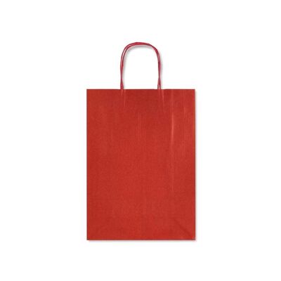 Allegra Dark Red Kraft Paper Bag (Small)