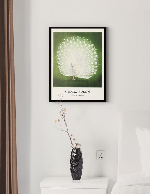 Poster Ohara Koson - Peacock - 30 x 40 cm