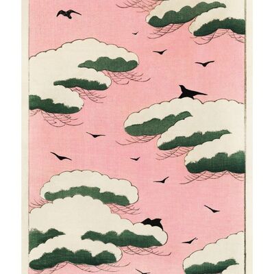Poster Bijutsu Sekai - Pink Sky - 30 x 40 cm