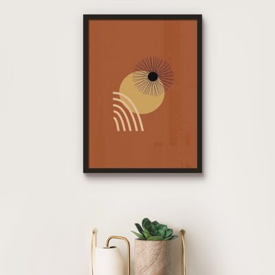 Poster Abstract Figures - Modern Art - 30 x 40 cm