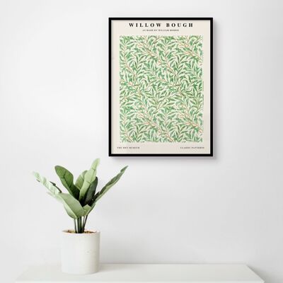 Affiche William Morris - Branche de saule - 30 x 40 cm