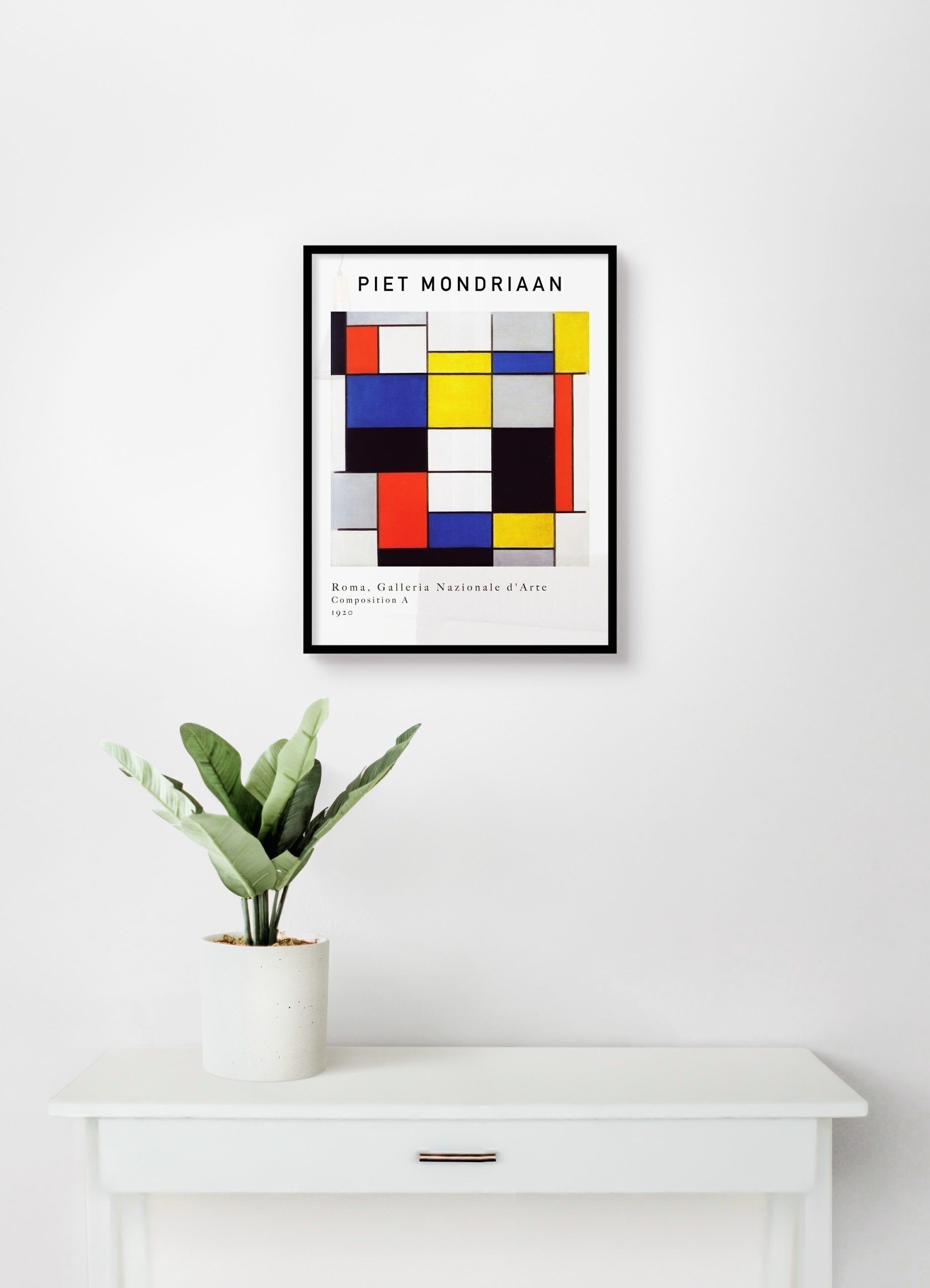 Poster Piet Mondrian - Composizione A - 30 x 40 cm