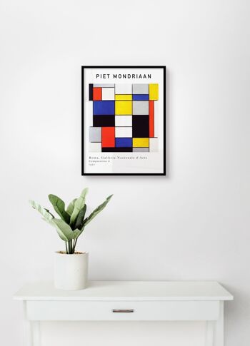 Affiche Piet Mondrian - Composition A - 30 x 40 cm 1
