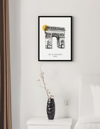 Affiche Arc De Triomphe - Paris - 30 x 40 cm 1