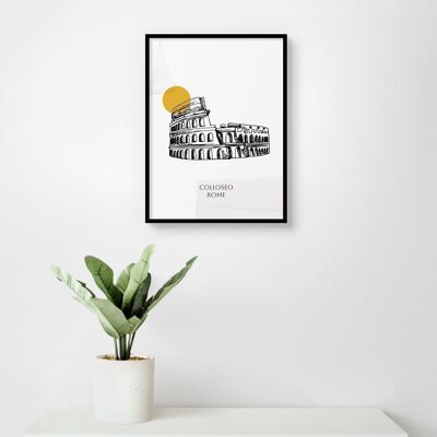Poster Colosseo - Roma - 30 x 40 cm
