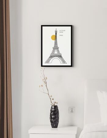 Affiche Tour Eiffel - Paris - 30 x 40 cm 2