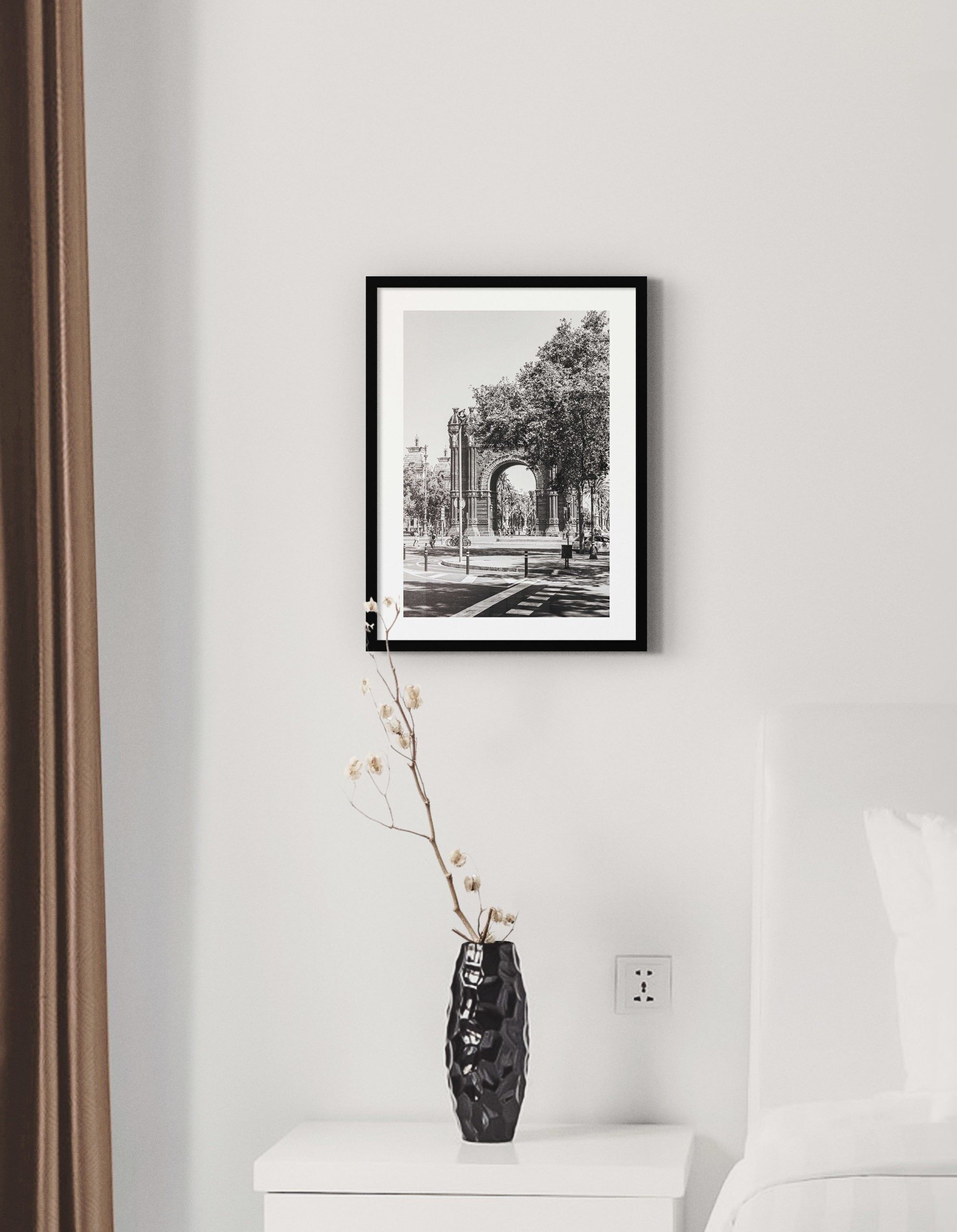 Cartel Barcelona nº. 1 - Negro Blanco - 30 x 40 cm