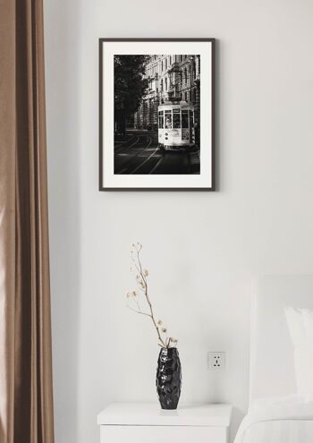 Affiche Milan No. 2 - Noir Blanc - 30 x 40 cm 1