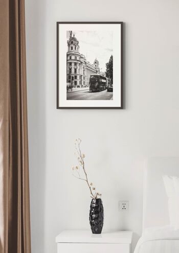 Affiche Londres No. 2 - Noir Blanc - 30 x 40 cm 1