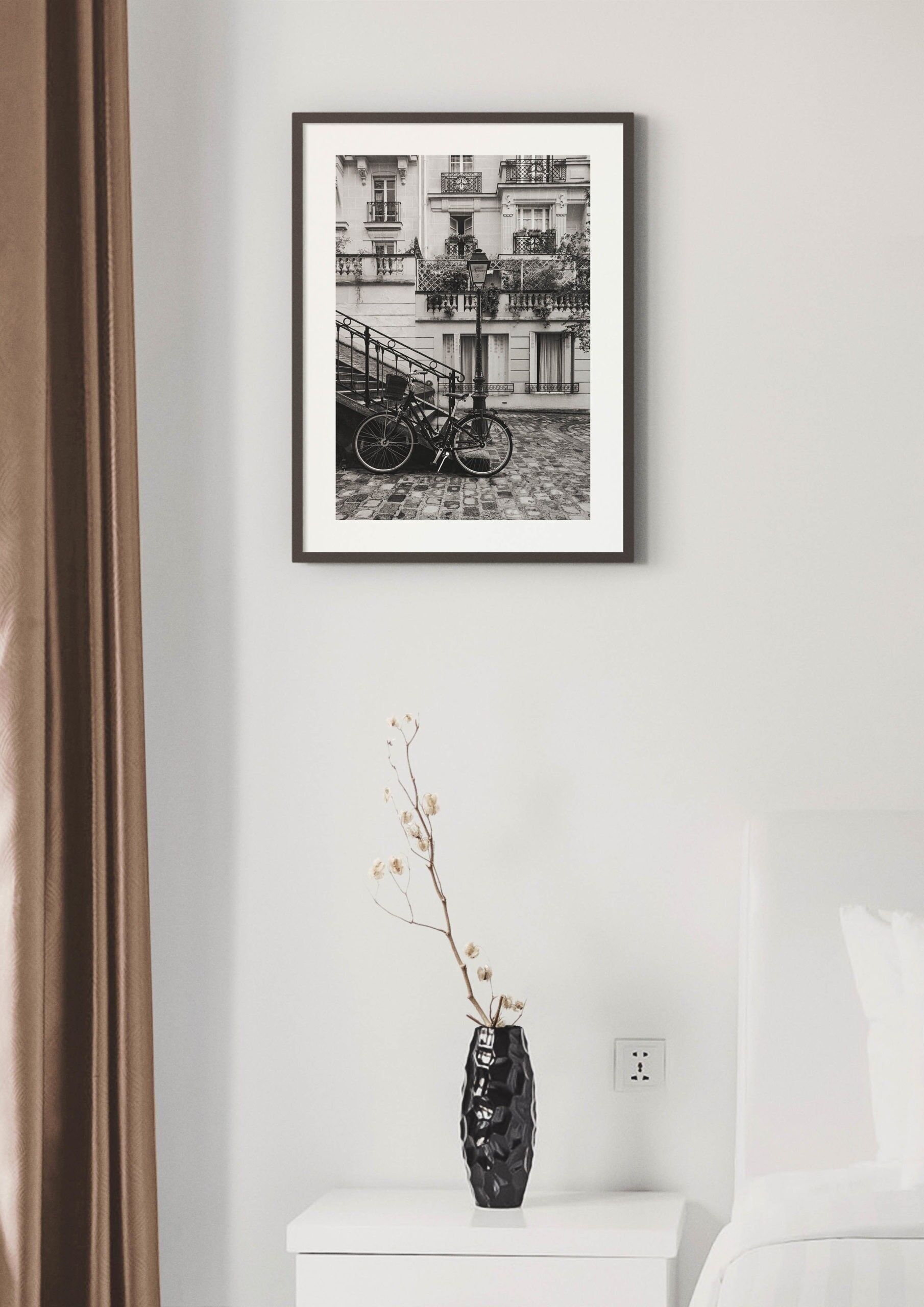 Cartel París No. 1 - Negro Blanco - 30 x 40 cm