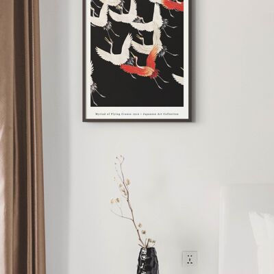 Kraniche - Japanische Kunst - 30 x 40 cm