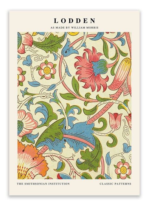 Postcard William Morris - Lodden