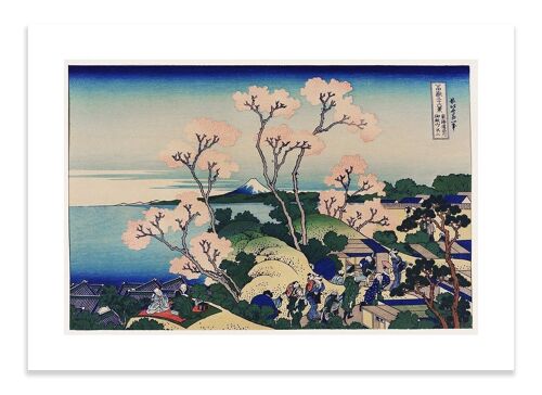 Postcard Goten Yama Hill - Hokusai