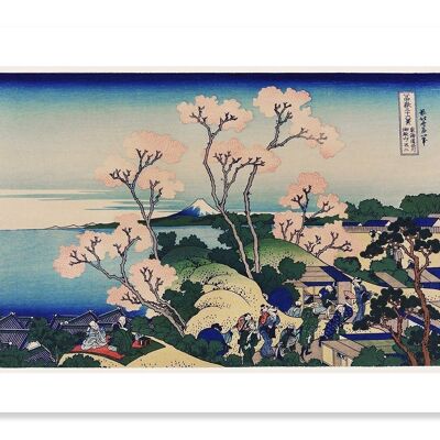 Postcard Goten Yama Hill - Hokusai