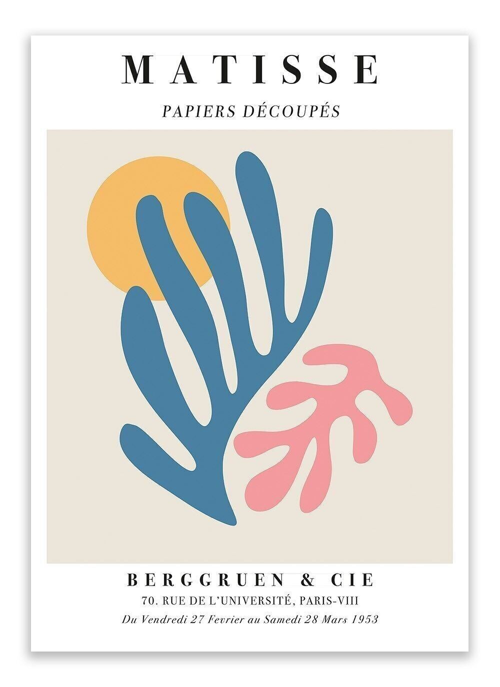 Carte Postale Henri Matisse - Figure Abstraites