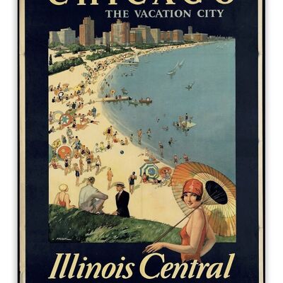 Postkarten-Reise - Reise Chicago