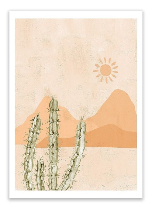 Postcard Summer - Desert Watercolor