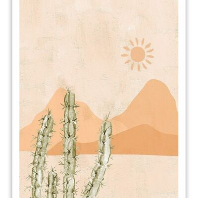 Postcard Summer - Desert Watercolor