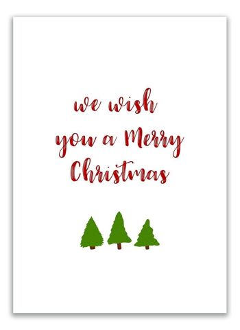 Carte postale Joyeux Noël 1