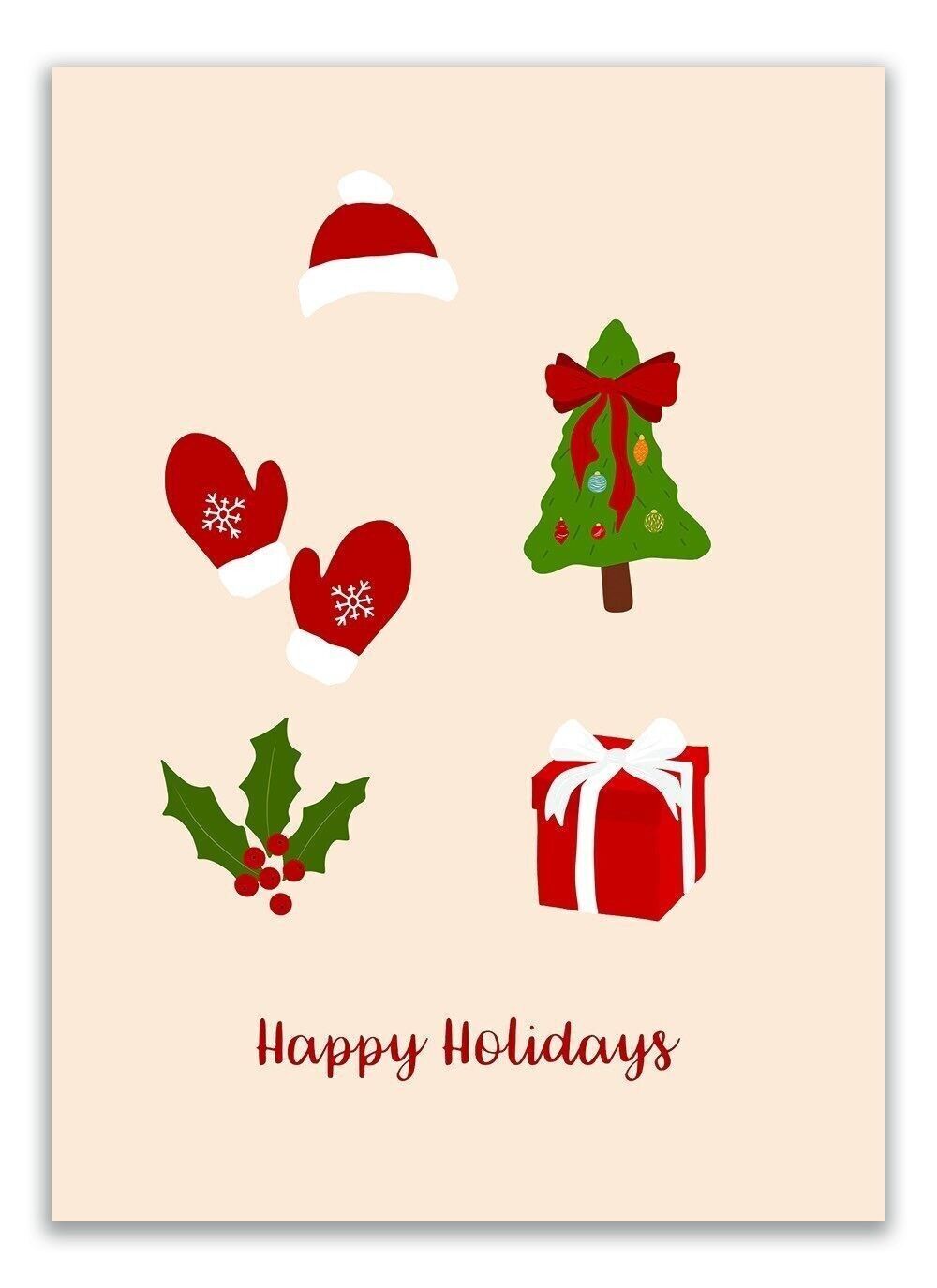 Postal Felices Fiestas