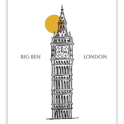 Carte postale Londres - Big Ben