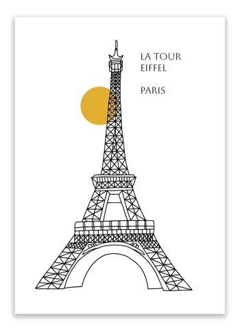 Carte Postale Paris - Tour Eiffel 1