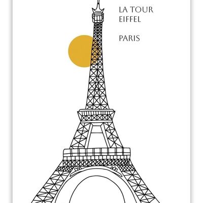 Postcard Paris - Eiffel Tower