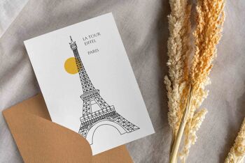 Carte Postale Paris - Tour Eiffel 2