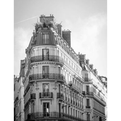 Poster Paris No. 2 - Black White- 21x30