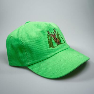 Gorra de béisbol ciervo verde ciervo en el bosque | Gorra sombrero gorra unisex