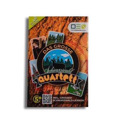 The Great Black Forest Quartet | Card game for children & adults | Gift for Black Forest lovers