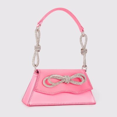 La Chanel Double Bow Evening Bag