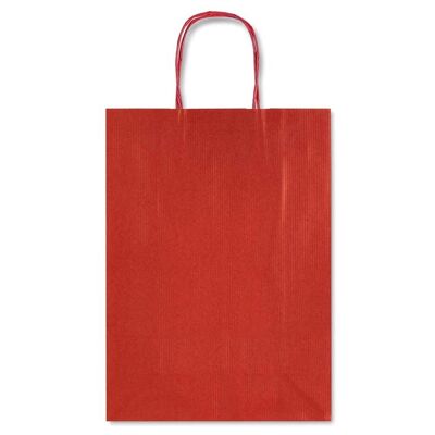 Allegra Red Kraft Paper Bag (Large)