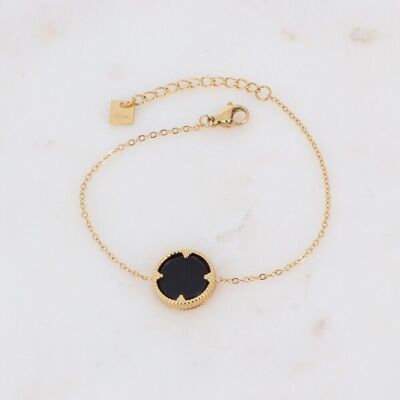 Oria bracelet - golden onyx