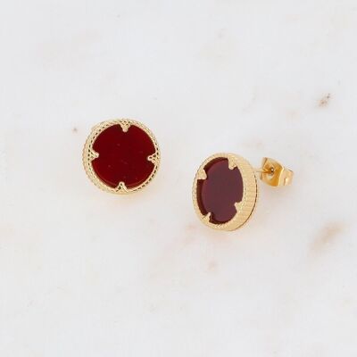 Oria earrings - Carnelian