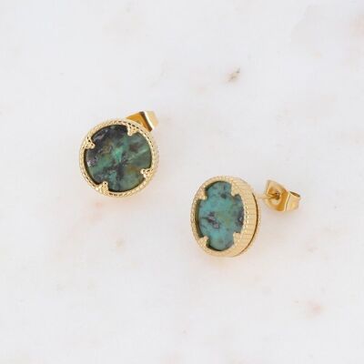 Oria Earrings - African Turquoise