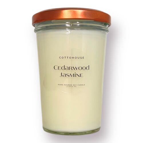 Scented candle Cedarwood & Jasmine 125gr