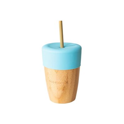 Bamboo Cup with Straws