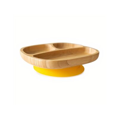 Bamboo Classic Toddler Suction Plate - Yellow