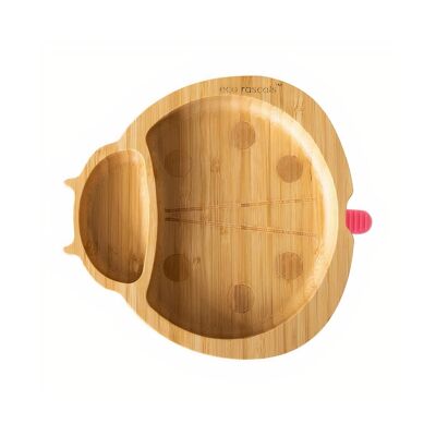 Bamboo Ladybird Suction Baby Plate