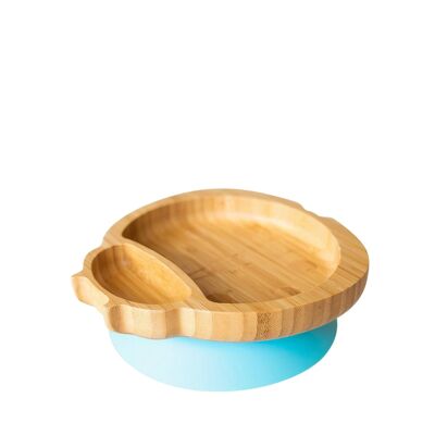 Bamboo Ladybird Suction Baby Plate - Blue